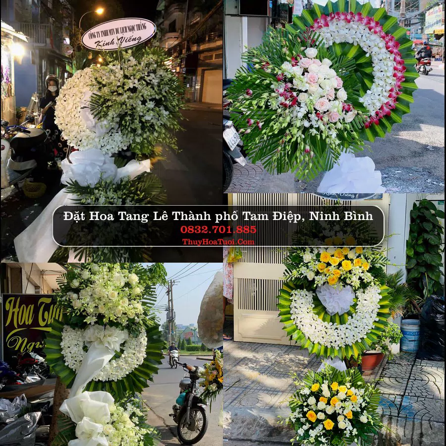 Kệ hoa tang lễ giao tại Thành phố Tam Điệp, Ninh Bình