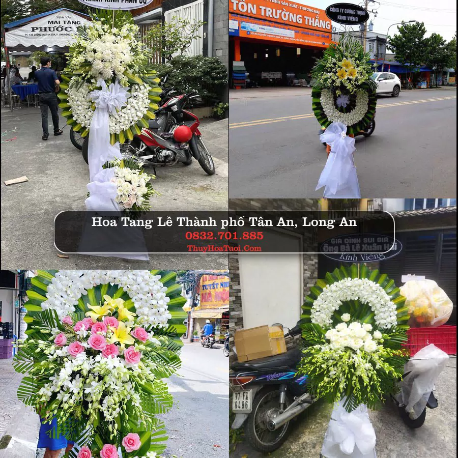Hoa Chia Buồn tại Thành phố Tân An, Long An (Cũ)