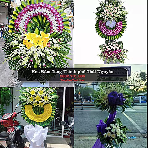 Đặt Hoa Đám Tang tại Thành phố Thái Nguyên (Cũ)