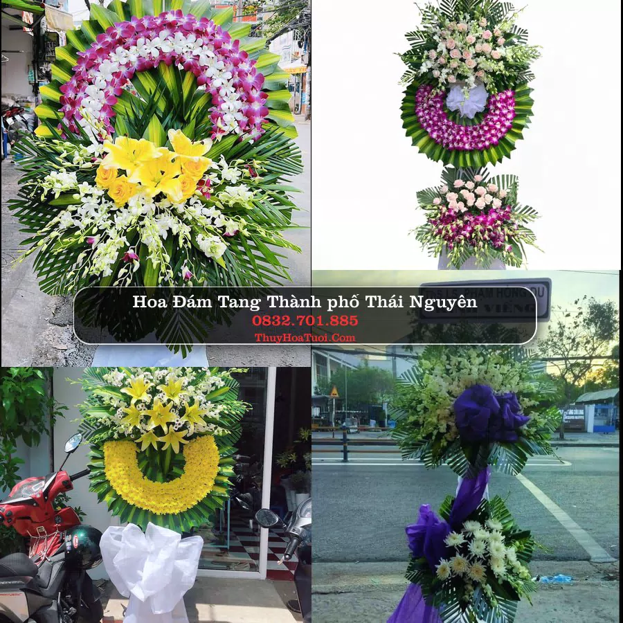 Đặt Hoa Đám Tang tại Thành phố Thái Nguyên (Cũ)