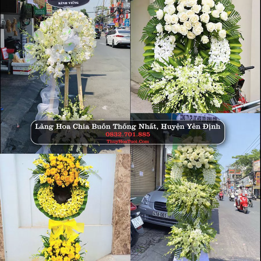 Vòng hoa chia buồn Thống Nhất - ThuyHoaTuoi.Com