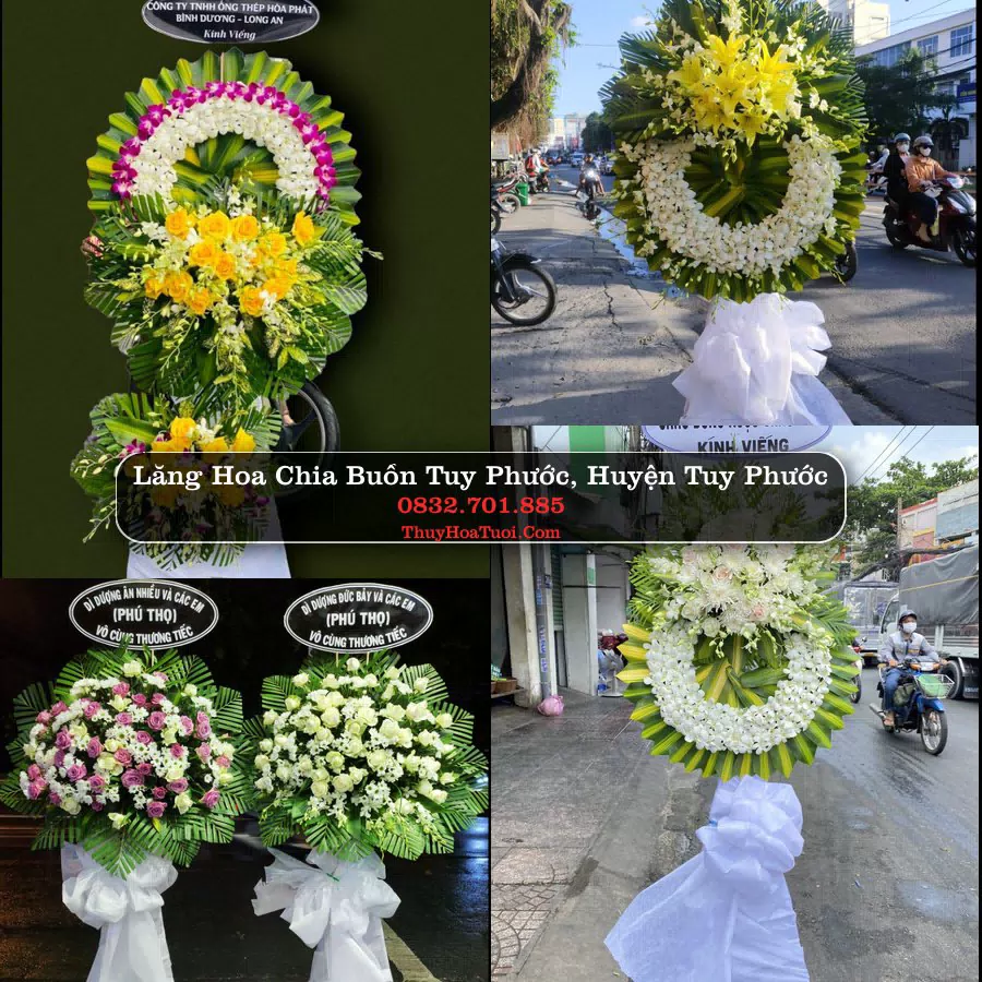 Kệ hoa tang lễ giao tại Tuy Phước, Tuy Phước, Bình Định