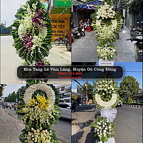Đặt Hoa Đám Tang tại Vàm Láng, Gò Công Đông, Tiền Giang (Cũ)