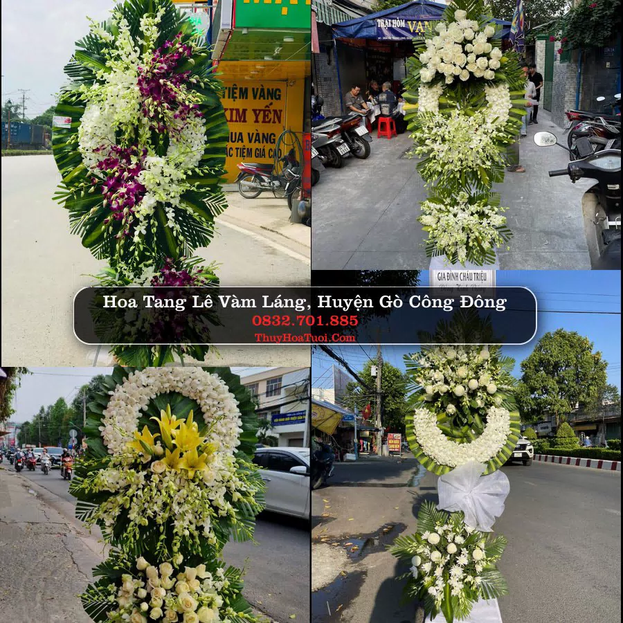 Đặt Hoa Đám Tang tại Vàm Láng, Gò Công Đông, Tiền Giang (Cũ)