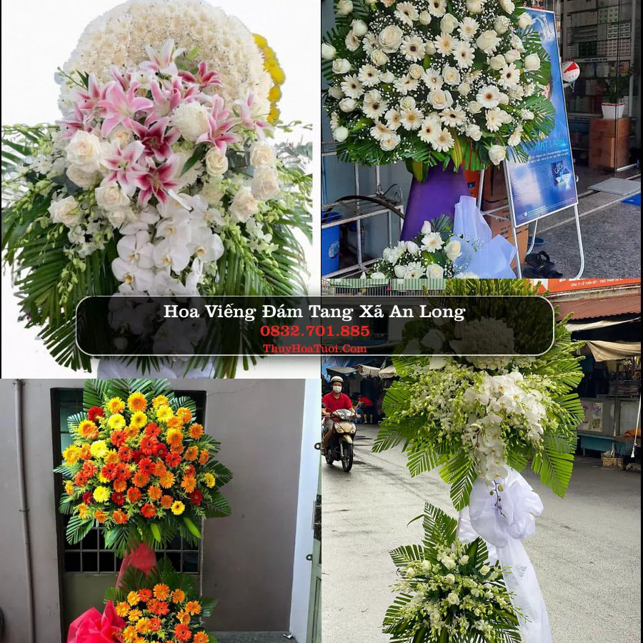 Kệ hoa tang lễ giao tại Xã An Long, Đồng Tháp