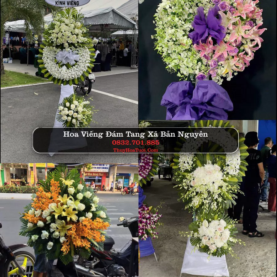 Đặt Vòng Hoa Tang Lễ tại Xã Bản Nguyên, Phú Thọ