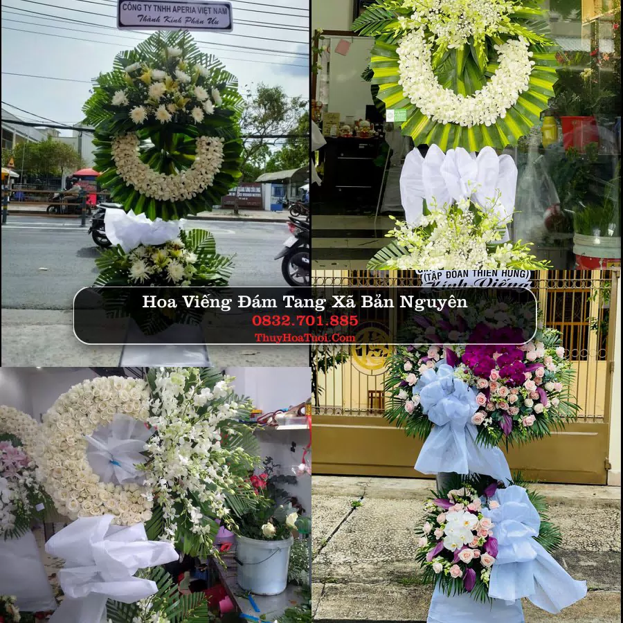 Kệ hoa tang lễ giao tại Xã Bản Nguyên, Phú Thọ