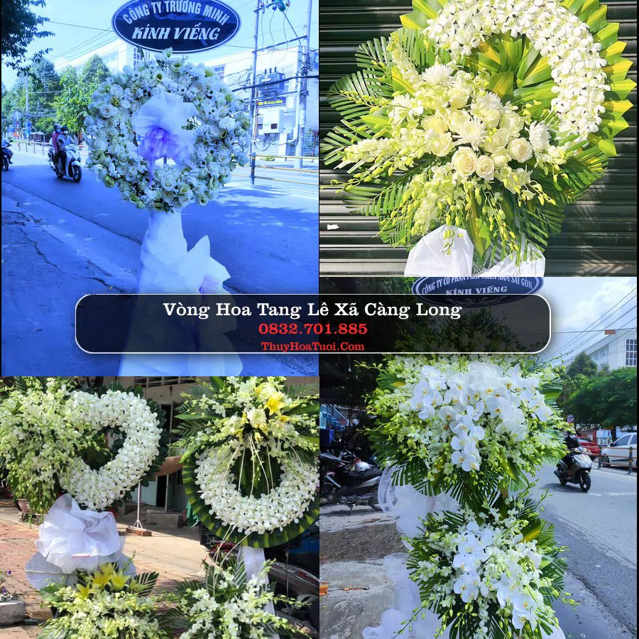 Kệ hoa tang lễ giao tại Xã Càng Long, Vĩnh Long