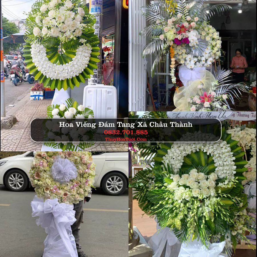 Vòng hoa chia buồn Xã Châu Thành - ThuyHoaTuoi.Com