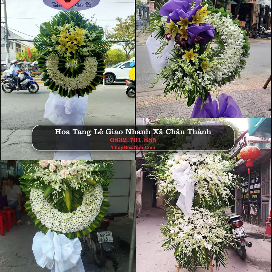 Kệ hoa tang lễ giao tại Xã Châu Thành, Tây Ninh