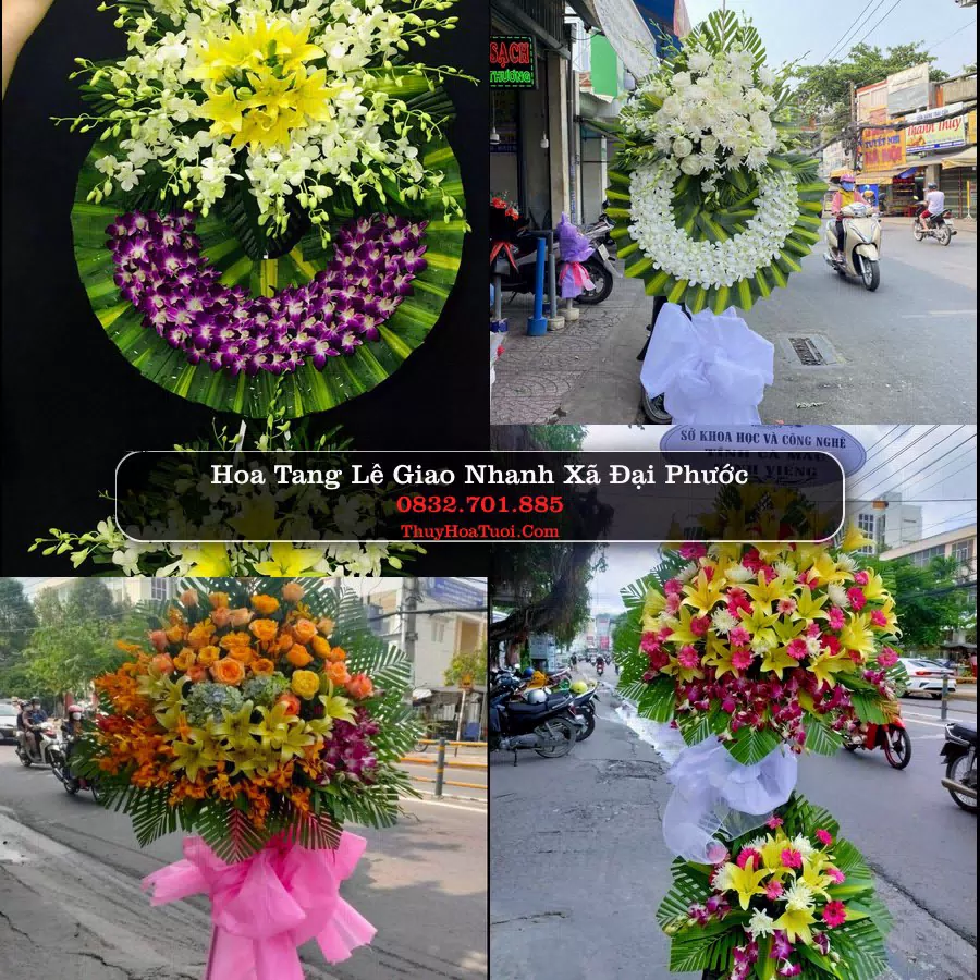 Đặt Hoa Chia Buồn tại Xã Đại Phước, Đồng Nai
