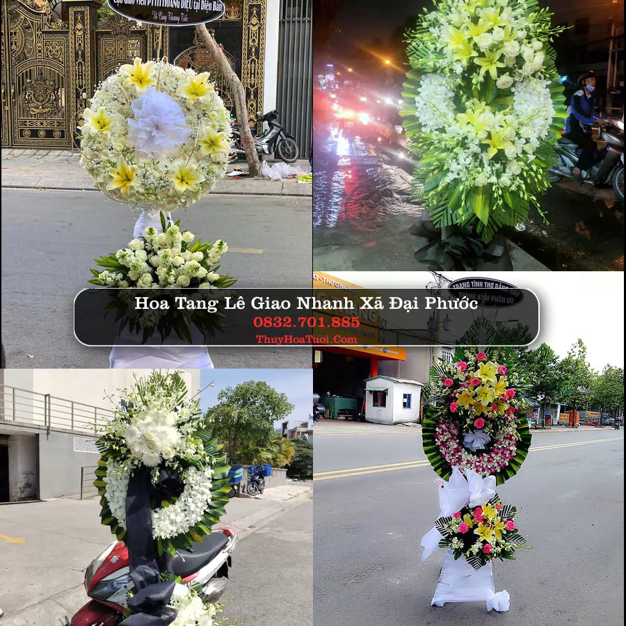 Kệ hoa tang lễ giao tại Xã Đại Phước, Đồng Nai