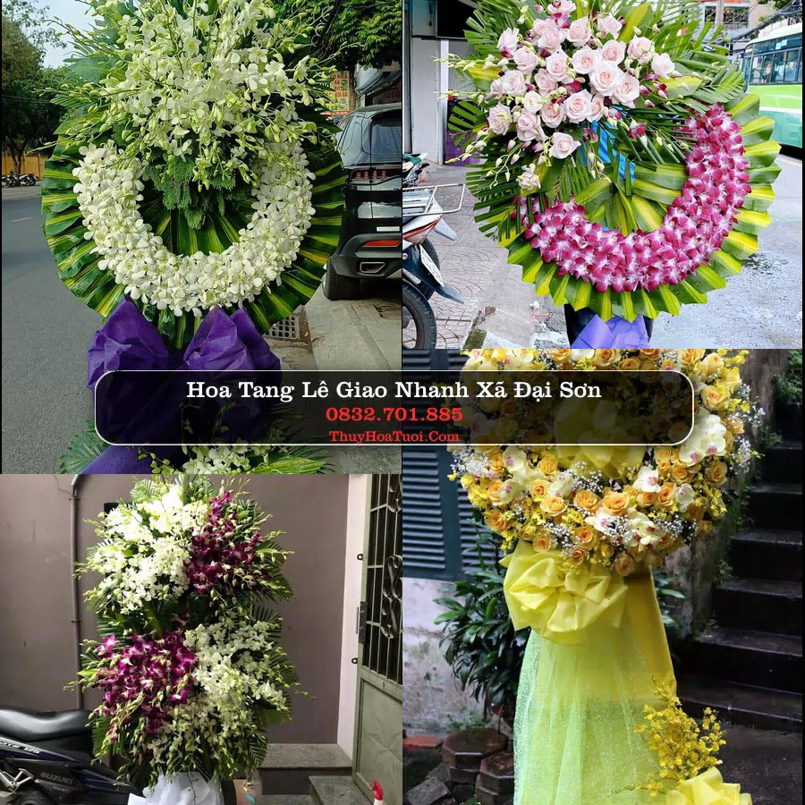 Kệ hoa tang lễ giao tại Xã Đại Sơn, Hải Phòng