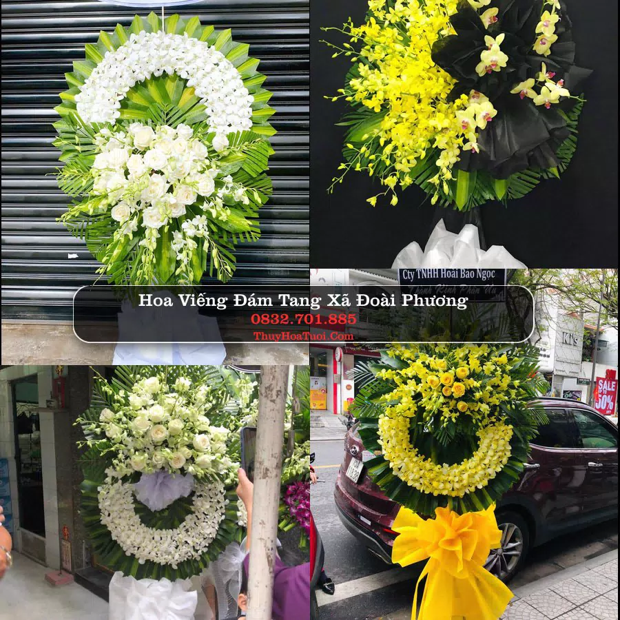 Kệ hoa tang lễ giao tại Xã Đoài Phương, Hà Nội