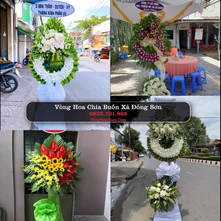 Đặt Hoa Tang Lễ tại Xã Đồng Sơn, Đồng Tháp