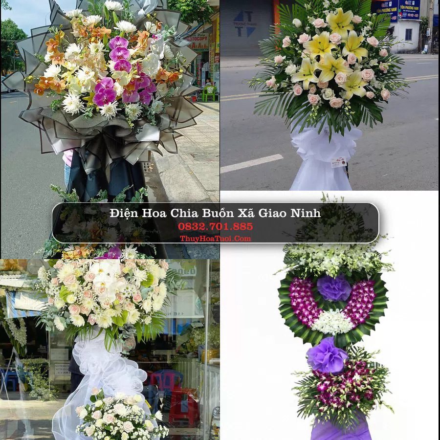 Kệ hoa tang lễ giao tại Xã Giao Ninh, Ninh Bình