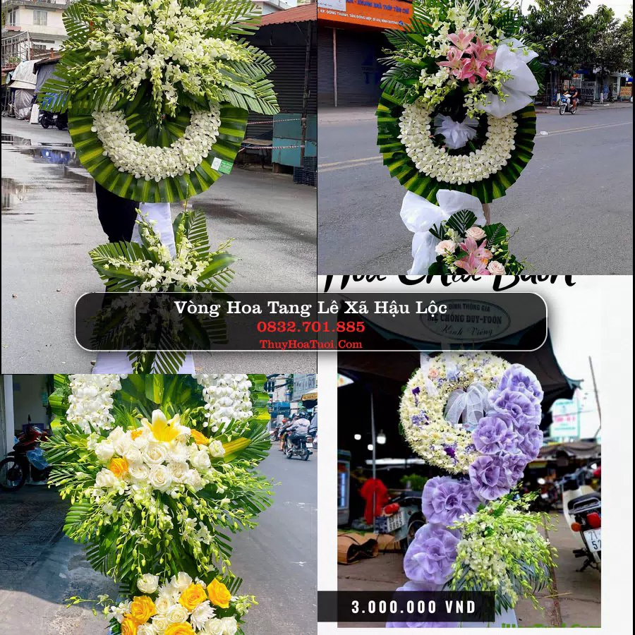 Kệ hoa tang lễ giao tại Xã Hậu Lộc, Thanh Hóa