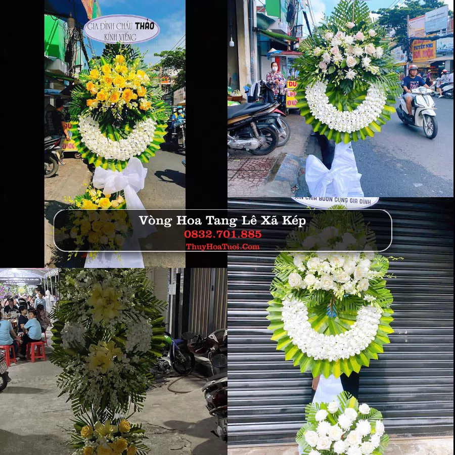 Kệ hoa tang lễ giao tại Xã Kép, Bắc Ninh
