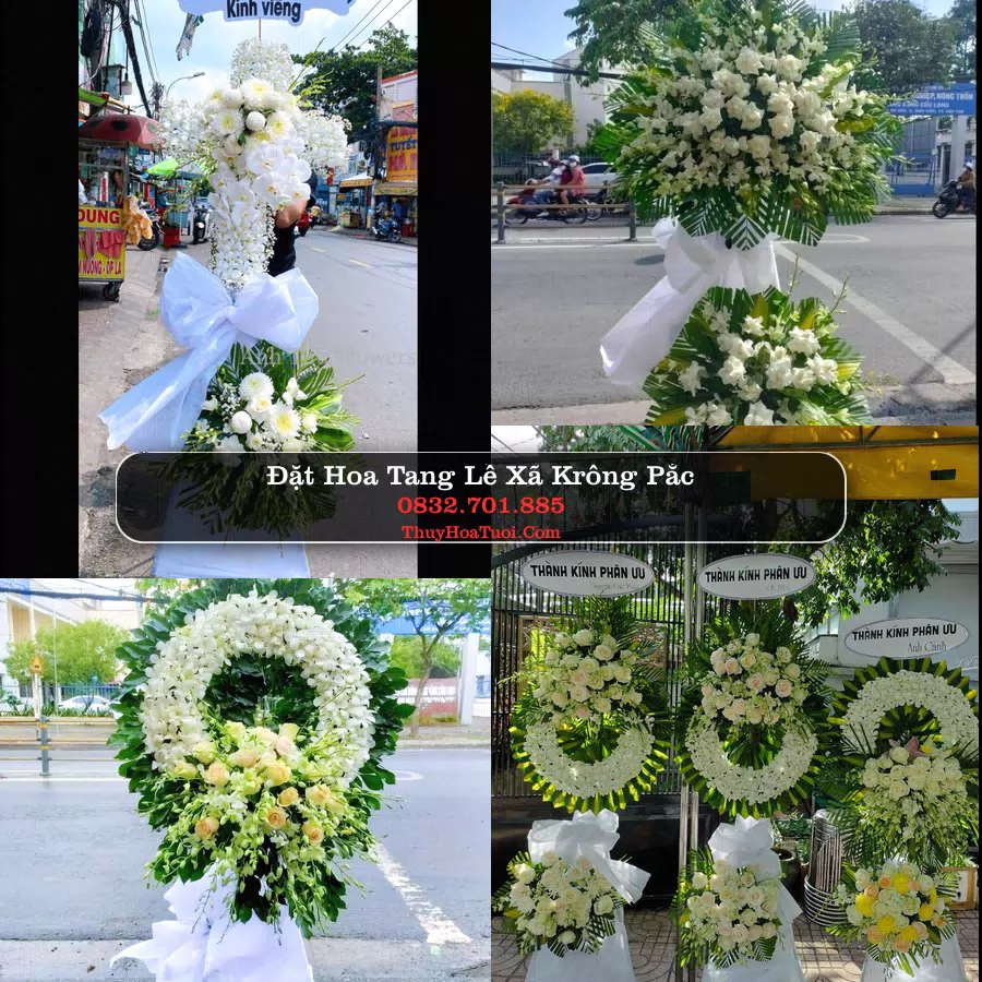 Đặt Vòng Hoa Tang Lễ tại Xã Krông Pắc, Đắk Lắk