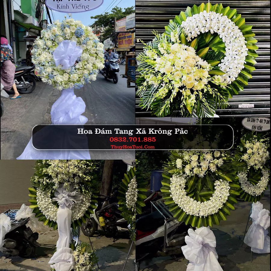 Kệ hoa tang lễ giao tại Xã Krông Pắc, Đắk Lắk