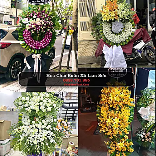Đặt Hoa Chia Buồn tại Xã Lam Sơn, Thanh Hóa