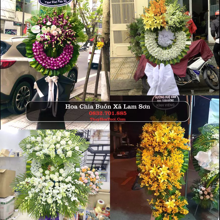 Đặt Hoa Chia Buồn tại Xã Lam Sơn, Thanh Hóa