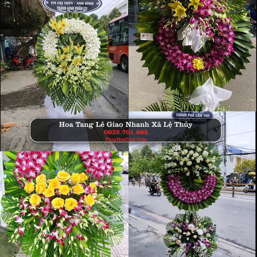 Kệ hoa tang lễ giao tại Xã Lệ Thủy, Quảng Trị