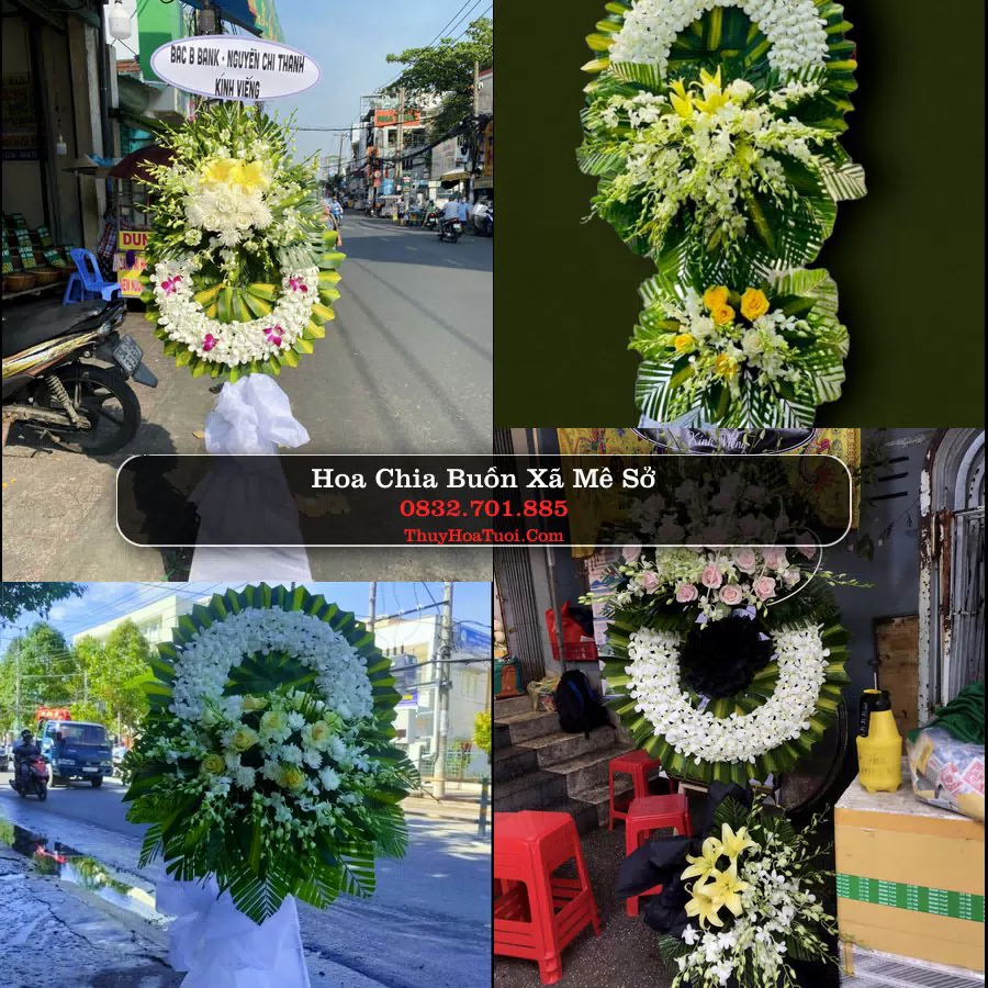 Vòng hoa chia buồn Xã Mễ Sở - ThuyHoaTuoi.Com