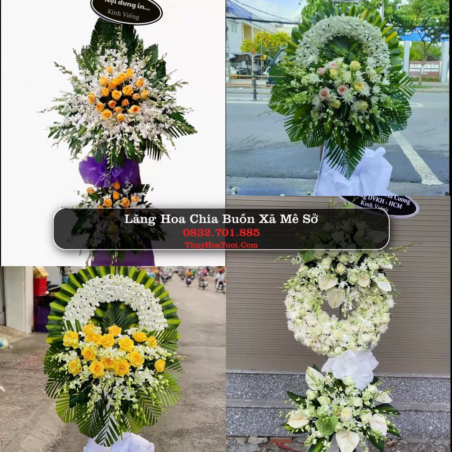 Kệ hoa tang lễ giao tại Xã Mễ Sở, Hưng Yên