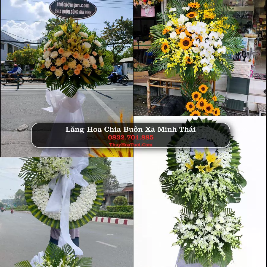 Đặt Vòng Hoa Chia Buồn tại Xã Minh Thái, Ninh Bình