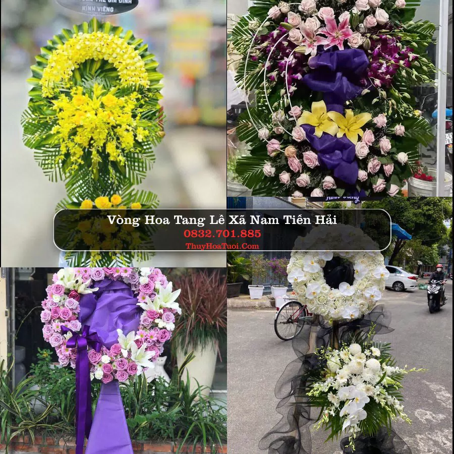 Vòng hoa chia buồn Xã Nam Tiền Hải - ThuyHoaTuoi.Com