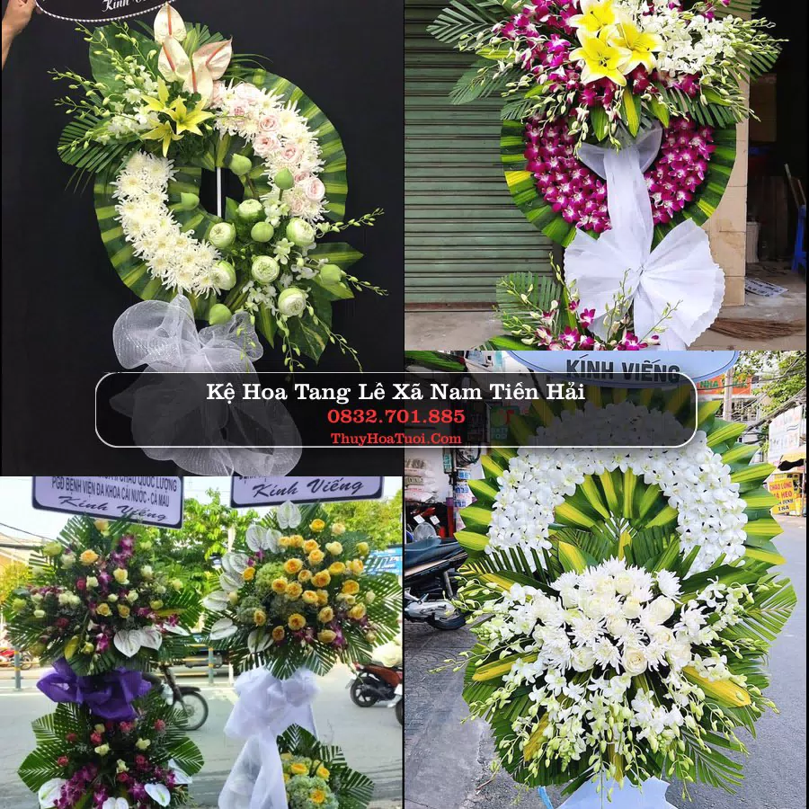 Kệ hoa tang lễ giao tại Xã Nam Tiền Hải, Hưng Yên
