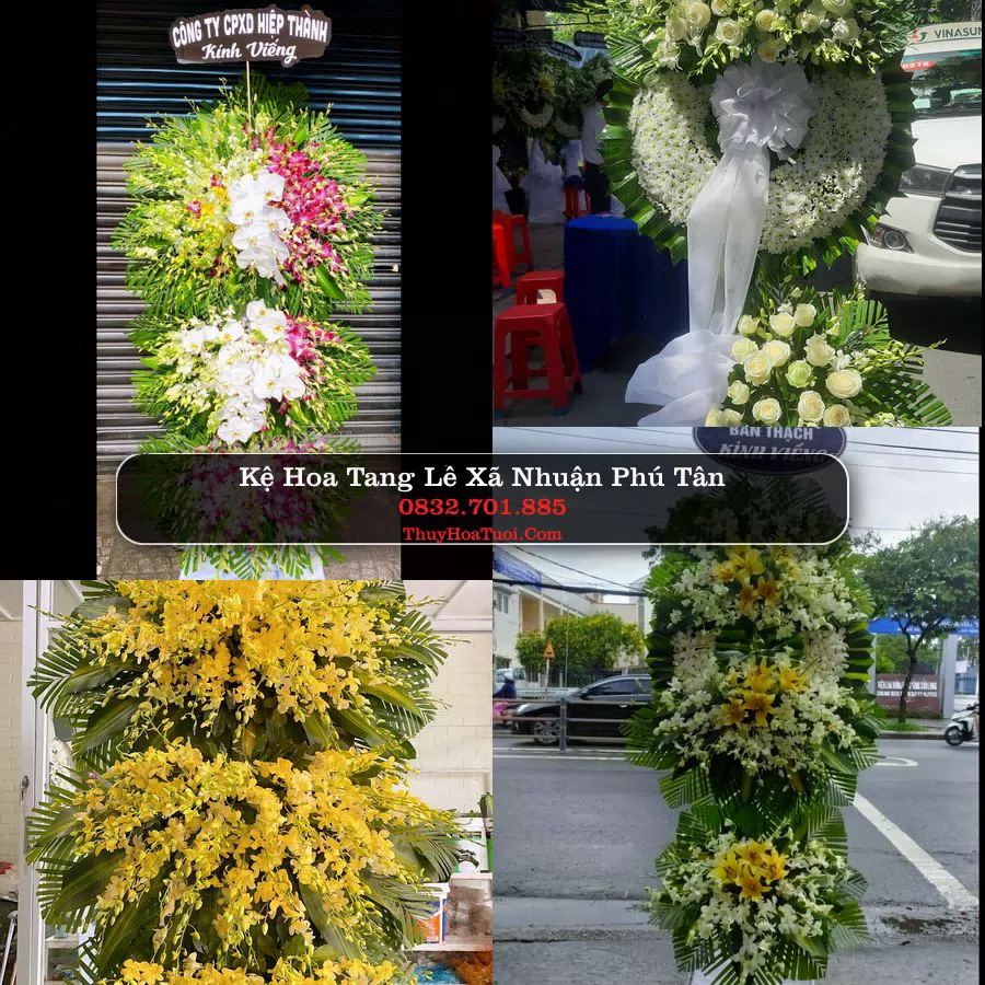 Đặt Vòng Hoa Chia Buồn tại Xã Nhuận Phú Tân, Vĩnh Long
