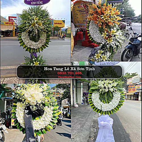 Đặt Hoa Chia Buồn tại Xã Sơn Tịnh, Quảng Ngãi