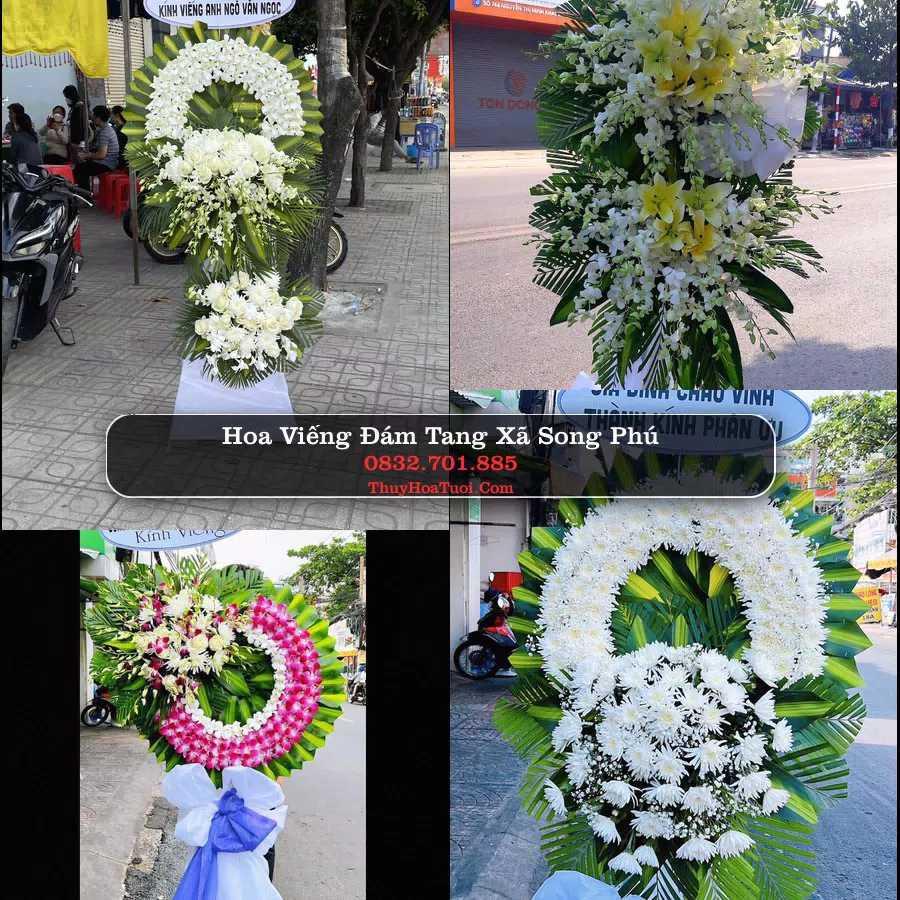 Đặt Hoa Chia Buồn tại Xã Song Phú, Vĩnh Long