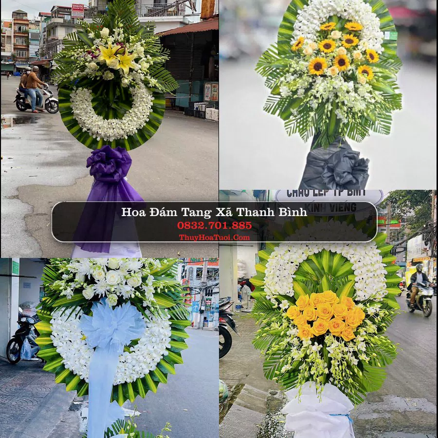 Kệ hoa tang lễ giao tại Xã Thanh Bình, Đồng Tháp