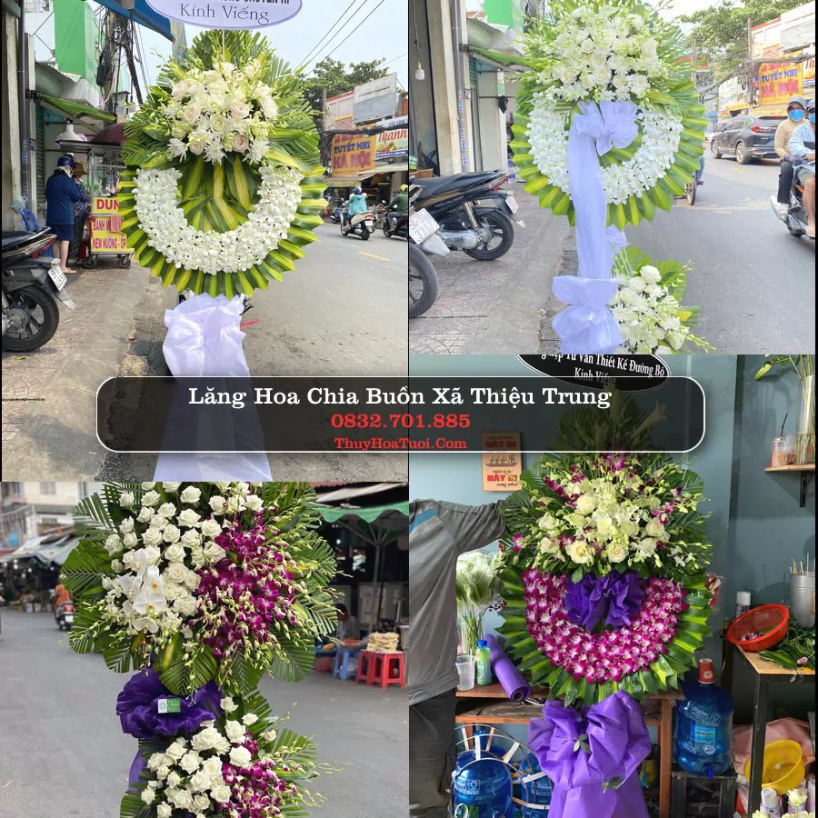 Vòng hoa chia buồn Xã Thiệu Trung - ThuyHoaTuoi.Com