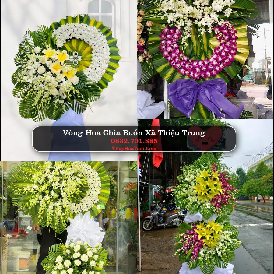 Kệ hoa tang lễ giao tại Xã Thiệu Trung, Thanh Hóa
