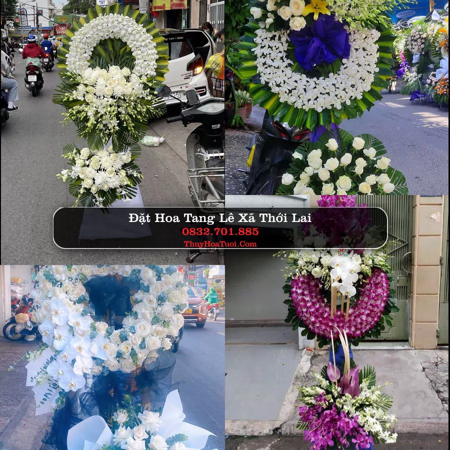Đặt Vòng Hoa Tang Lễ tại Xã Thới Lai, Cần Thơ