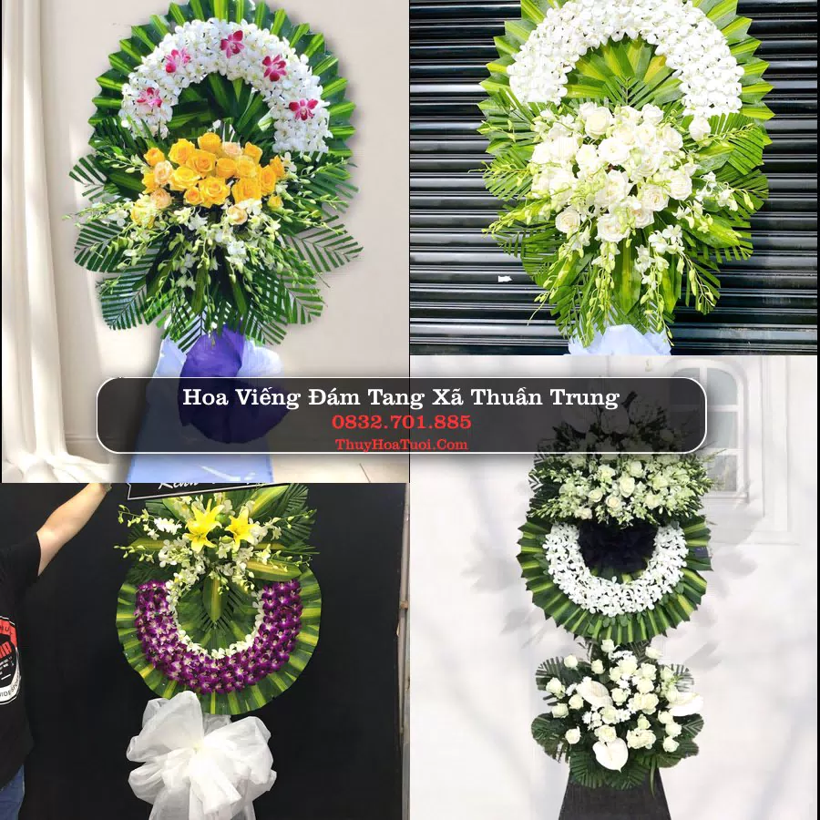 Kệ hoa tang lễ giao tại Xã Thuần Trung, Nghệ An
