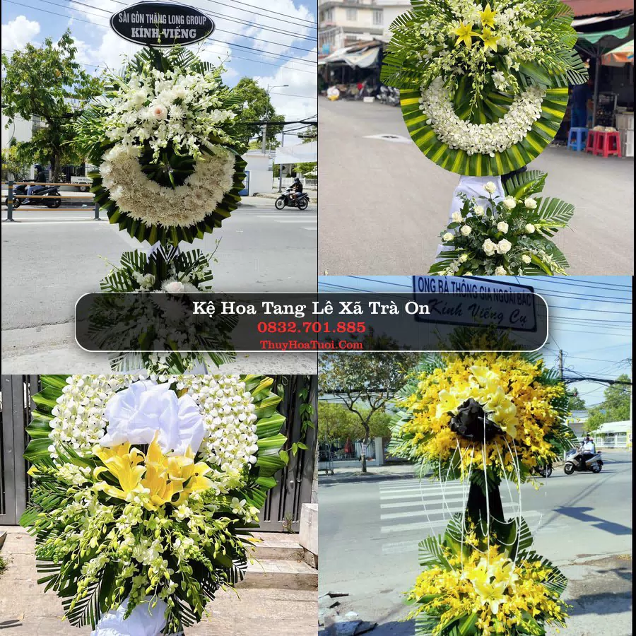 Vòng hoa chia buồn Xã Trà Ôn - ThuyHoaTuoi.Com