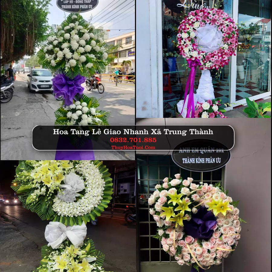 Đặt Hoa Chia Buồn tại Xã Trung Thành, Vĩnh Long