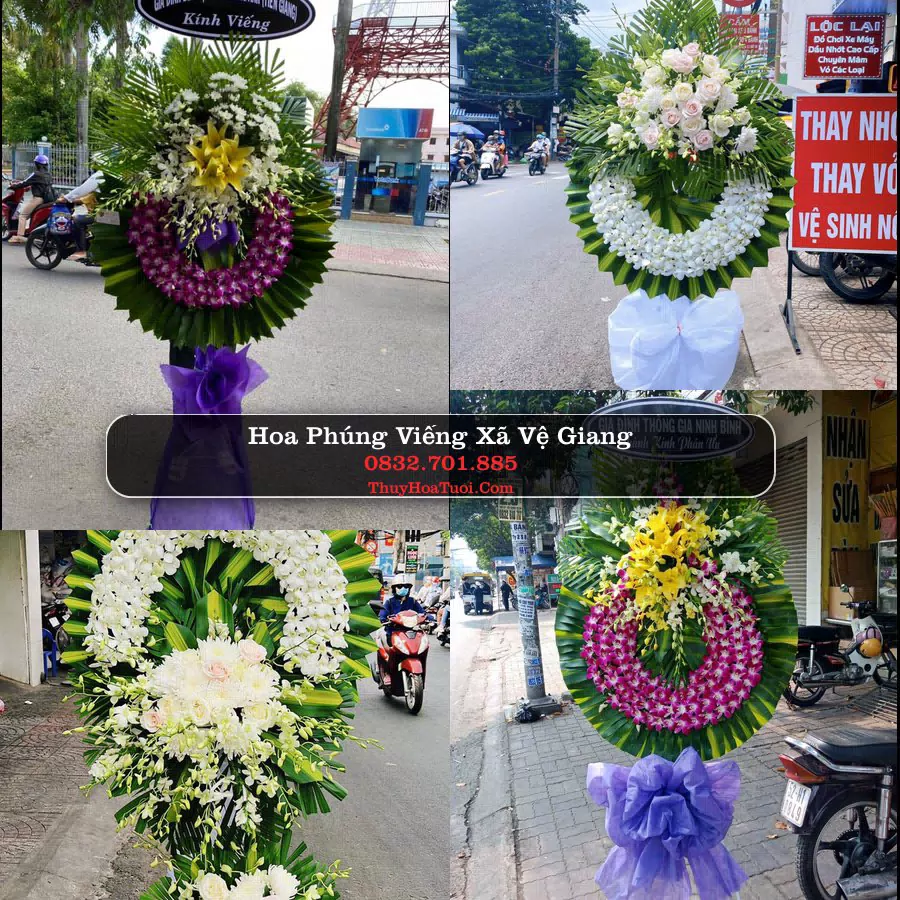 Vòng hoa chia buồn Xã Vệ Giang - ThuyHoaTuoi.Com