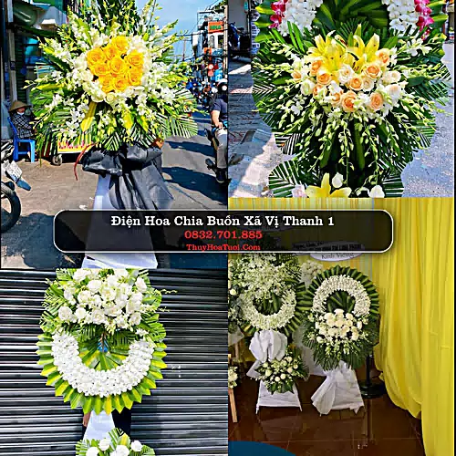 Đặt Vòng Hoa Tang Lễ tại Xã Vị Thanh 1, Cần Thơ