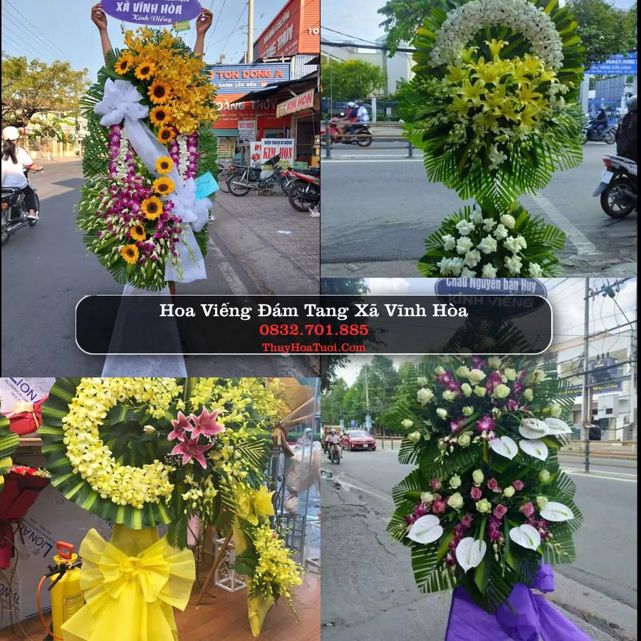 Kệ hoa tang lễ giao tại Xã Vĩnh Hòa, Hải Phòng