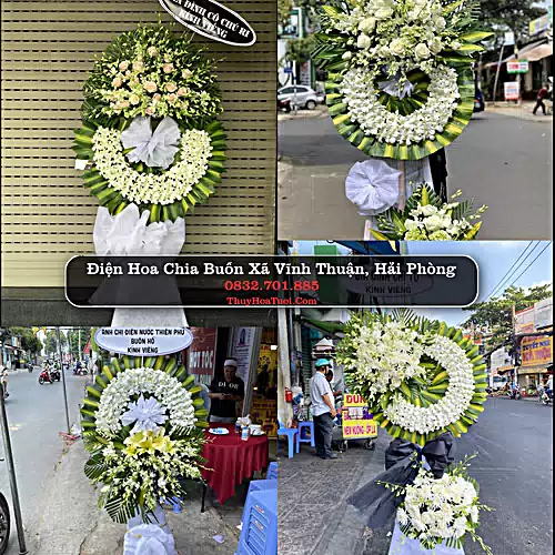Đặt Hoa Chia Buồn tại Xã Vĩnh Thuận, Hải Phòng