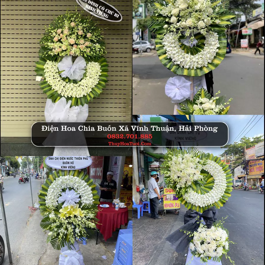 Đặt Hoa Chia Buồn tại Xã Vĩnh Thuận, Hải Phòng