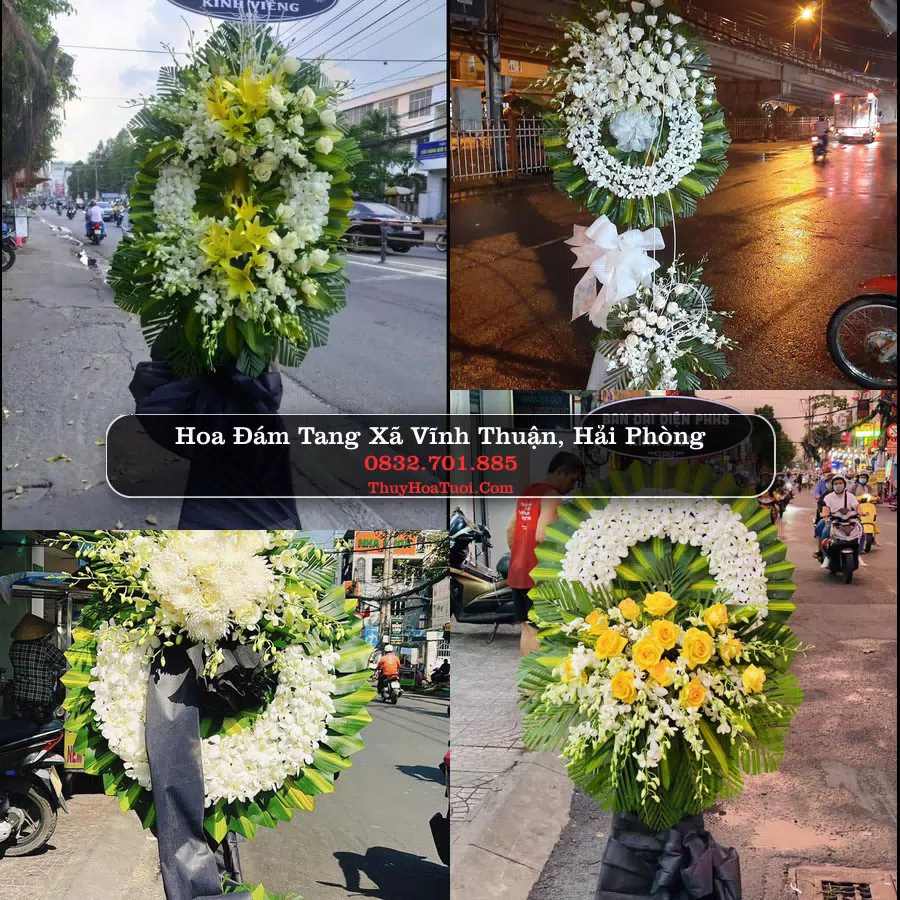 Kệ hoa tang lễ giao tại Xã Vĩnh Thuận, Hải Phòng