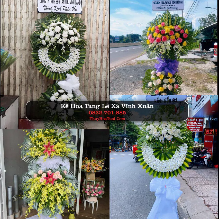 Đặt Vòng Hoa Tang Lễ tại Xã Vĩnh Xuân, Vĩnh Long