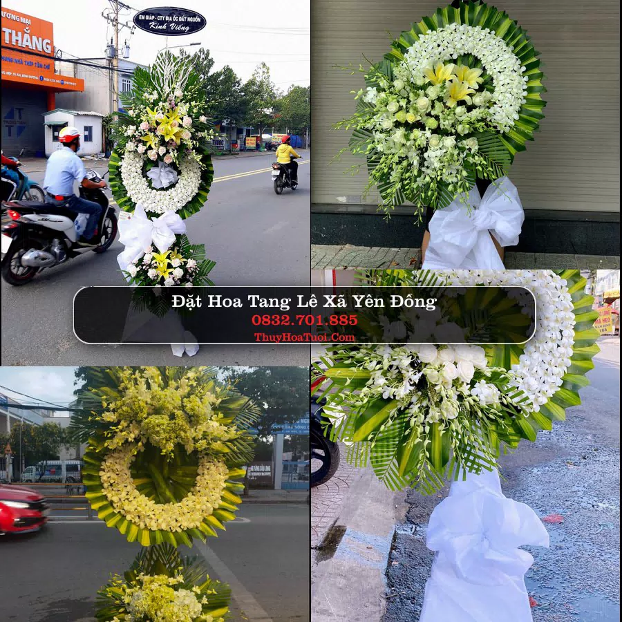Vòng hoa chia buồn Xã Yên Đồng - ThuyHoaTuoi.Com